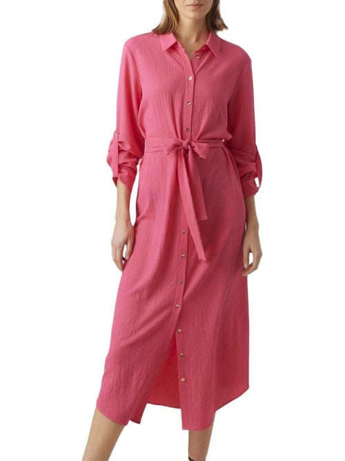 Vero Moda Cate Roze Jurk voor Dames - Kiabi Vero Moda Cate Roze Jurk voor Dames - Kiabi