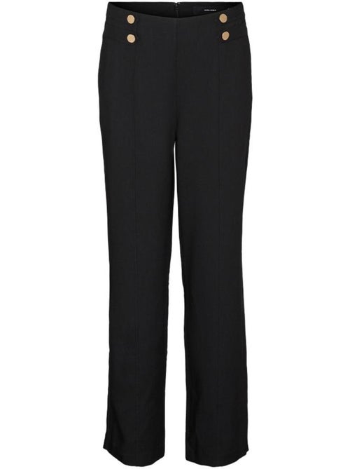 Vero Moda Celina Zwarte Soepele Damespantalon - Kiabi Vero Moda Celina Zwarte Soepele Damespantalon - Kiabi