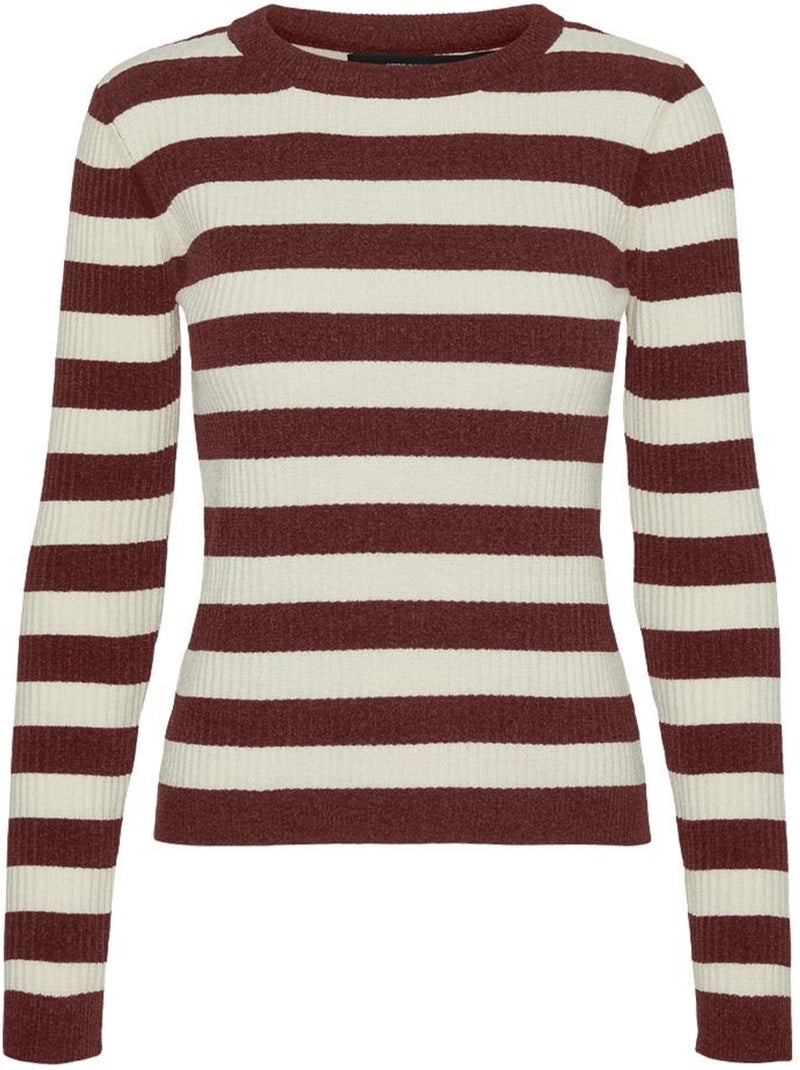 Vero moda chili trui voor dames - beige/rood Rood - Kiabi