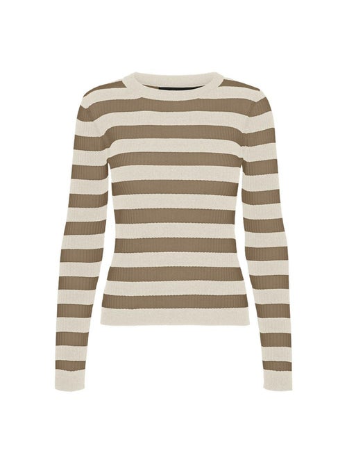 Vero Moda Chili Trui voor Dames - Beige/Taupe - Kiabi Vero Moda Chili Trui voor Dames - Beige/Taupe - Kiabi