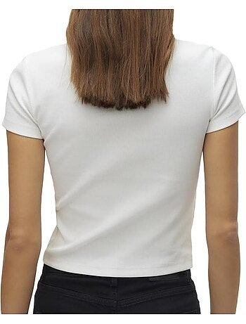 Vero moda chloe wit t-shirt voor dames