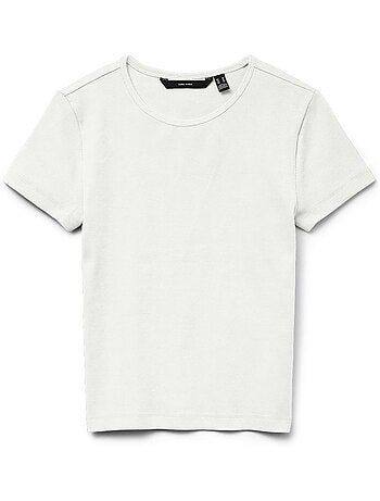 Vero moda chloe wit t-shirt voor dames