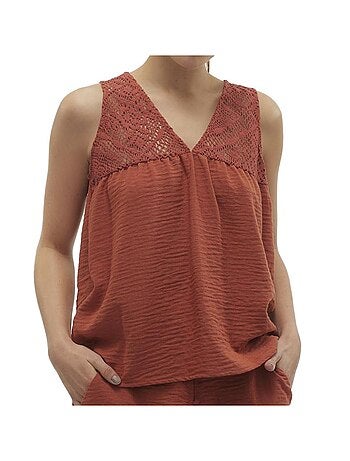 Vero Moda Chris Terracotta Blouse voor Dames