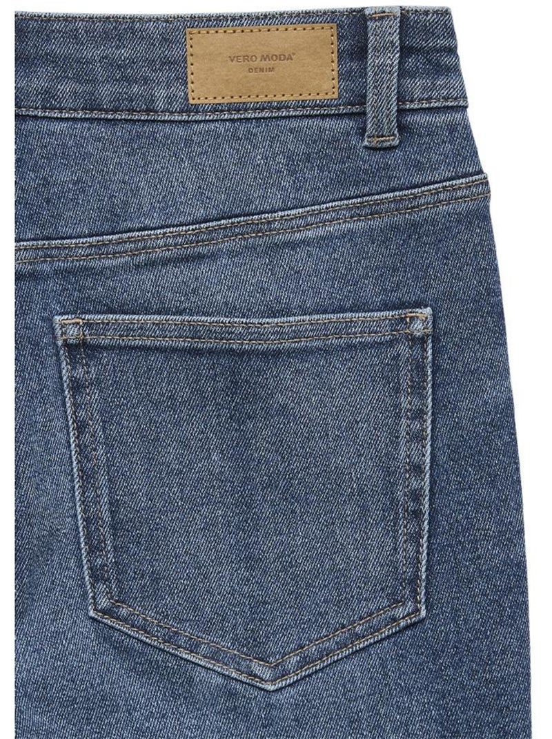 Vero Moda Christa Slim Fit Jeans voor Dames - Blauw Denimblauw - Kiabi