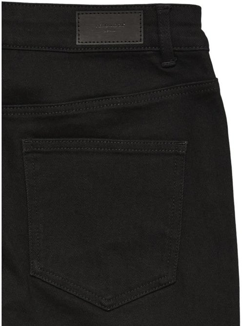 Vero Moda Christa Zwarte Slim Fit Jeans - Kiabi Vero Moda Christa Zwarte Slim Fit Jeans - Kiabi