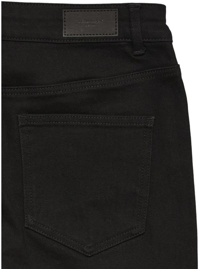 Vero Moda Christa Zwarte Slim Fit Jeans Zwart - Kiabi