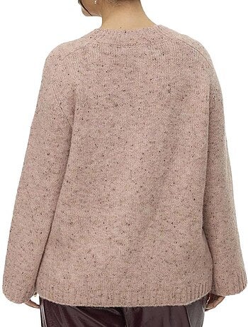 Vero moda ingrid pruimkleurige dames trui