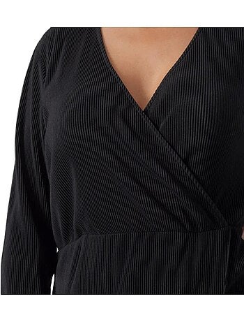 Vero moda curve clica zwarte jurk voor dames