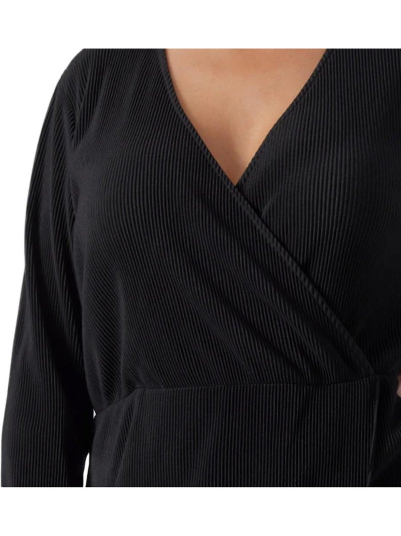 Vero Moda Curve Clica Zwarte Jurk voor Dames Zwart - Kiabi
