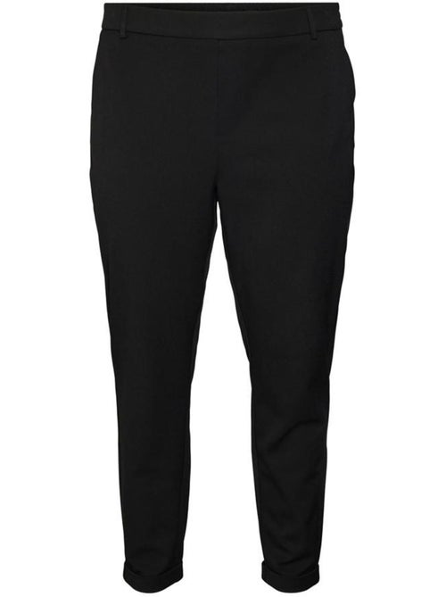 Vero Moda Curve Maya Zwarte Dames Pantalon - Kiabi Vero Moda Curve Maya Zwarte Dames Pantalon - Kiabi
