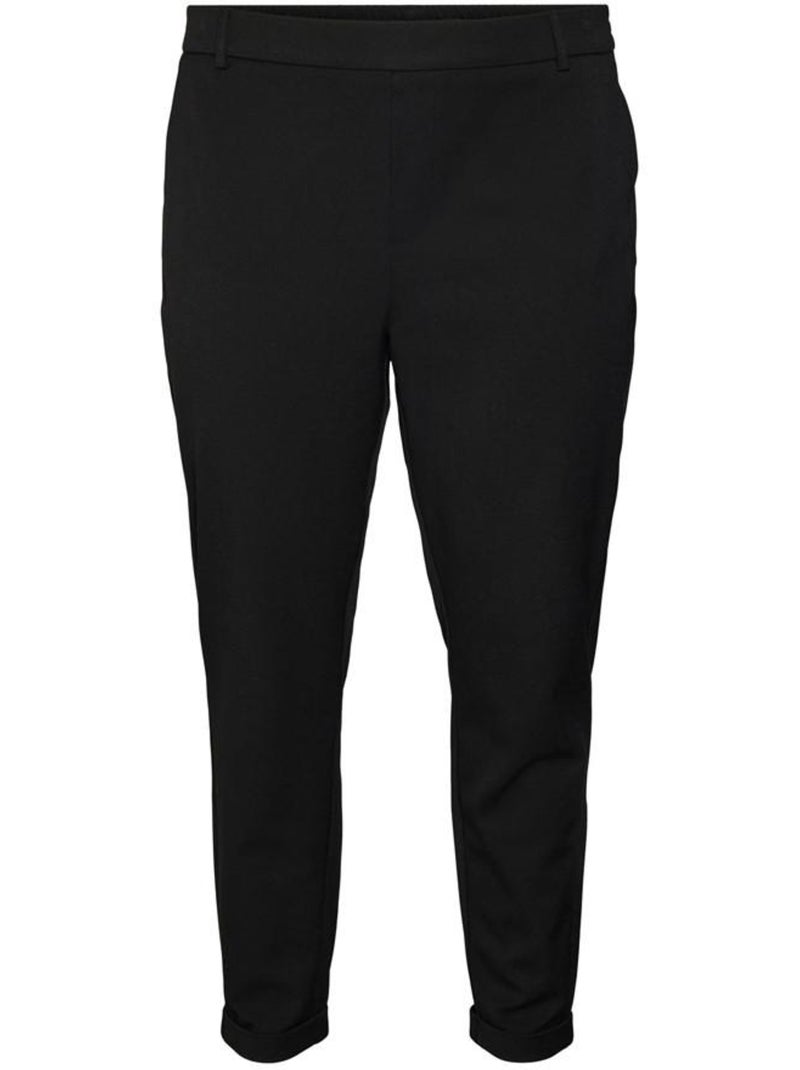 Vero Moda Curve Maya Zwarte Dames Pantalon Zwart - Kiabi