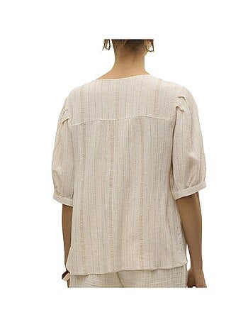 Vero moda dahlia beige blouse voor dames