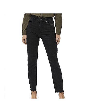 Vero moda dames high waist jeans zwart - cut 10247008