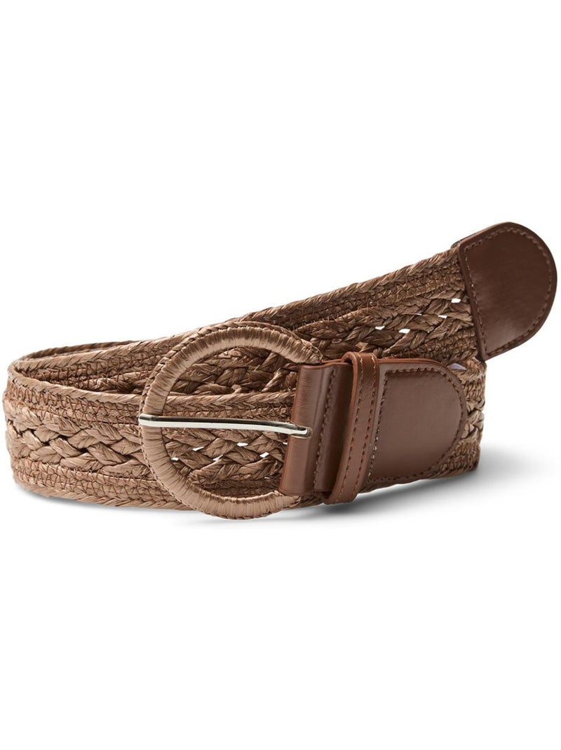 Vero Moda Dames Strooien Riem Cognac Cappuccinobruin - Kiabi