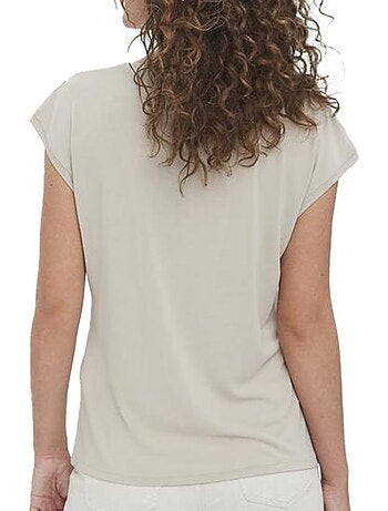 Vero moda dames t-shirt beige - 10247666
