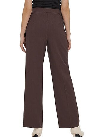 Vero moda dames wide-leg pantalon bruin