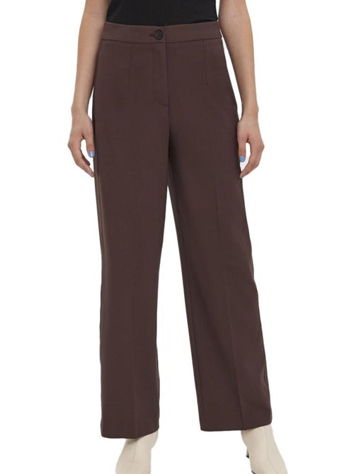 Vero Moda Dames Wide-Leg Pantalon Bruin - Kiabi Vero Moda Dames Wide-Leg Pantalon Bruin - Kiabi