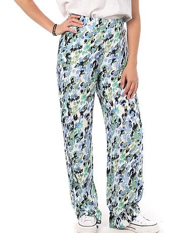 Vero moda easy hw dames pantalon zwart met patroon