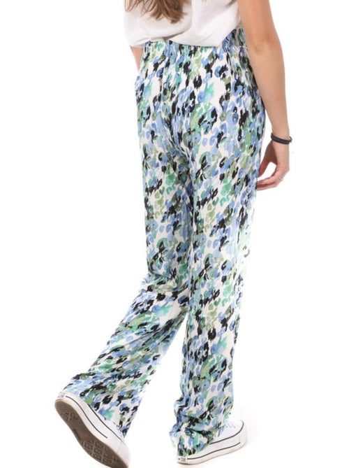 Vero Moda Dames Wijde Broek Groen/Blauw - Kiabi Vero Moda Dames Wijde Broek Groen/Blauw - Kiabi