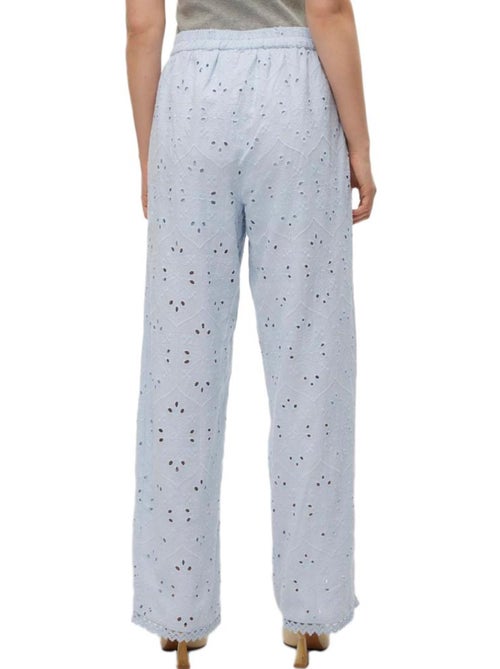 Vero Moda Dames Wijde Flared Broek - Blauw - Kiabi Vero Moda Dames Wijde Flared Broek - Blauw - Kiabi
