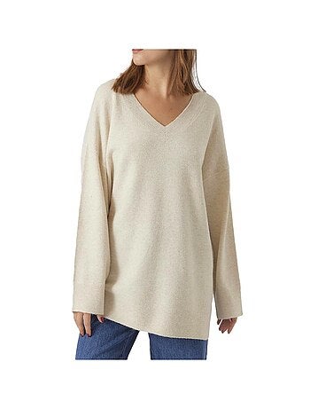 Vero moda doffy beige dames trui 10290710