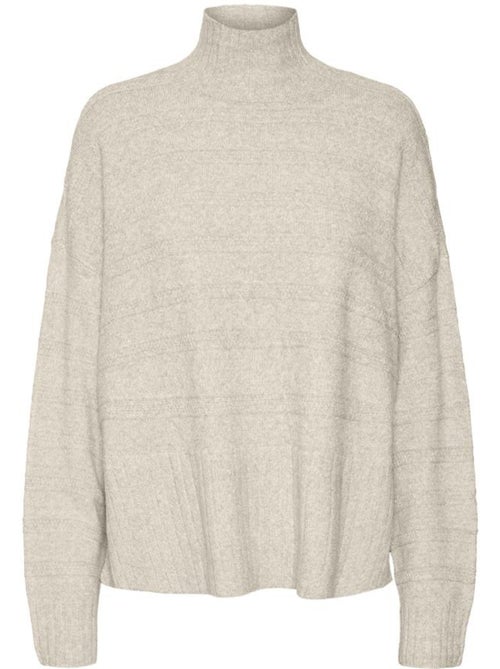 Vero Moda Doffy Beige Dames Trui - Kiabi Vero Moda Doffy Beige Dames Trui - Kiabi