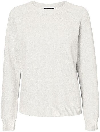 Vero moda doffyshine witte trui voor dames