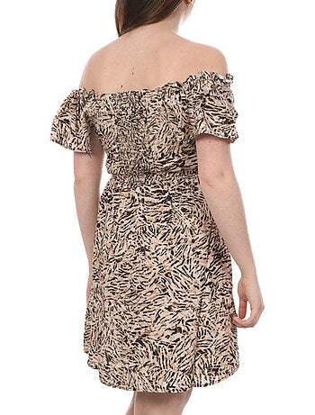 Vero moda easy beige jurk voor dames