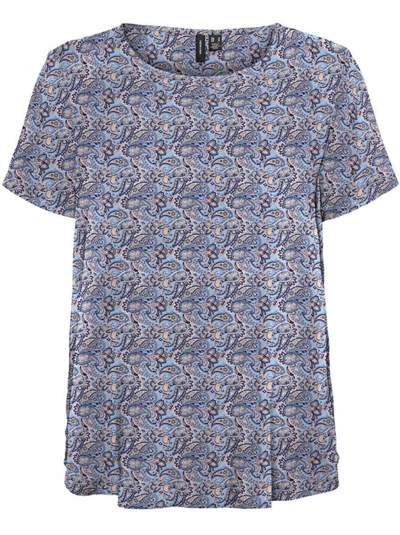 Vero Moda Easy Damesblouse met Blauw Patroon Blauw - Kiabi