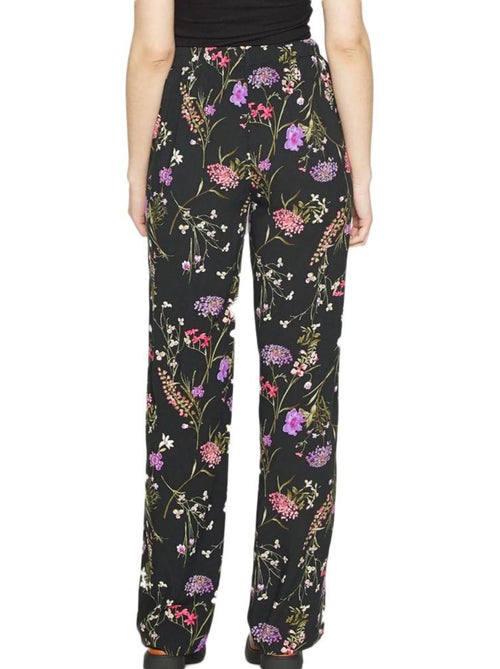 Vero Moda Easy Hw Dames Pantalon Zwart met Patroon - Kiabi Vero Moda Easy Hw Dames Pantalon Zwart met Patroon - Kiabi