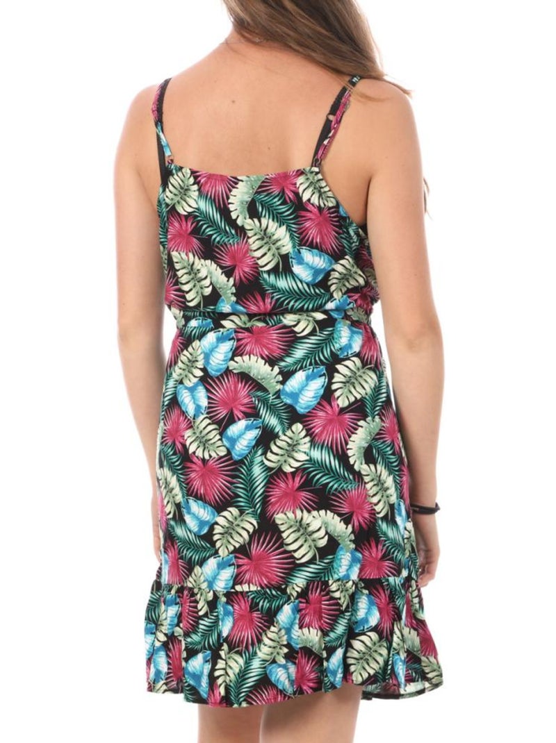 Vero Moda Easy Singlet Dames Jurk Zwart/Roze Zwart - Kiabi