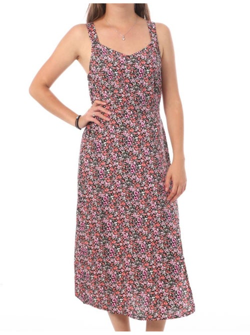 Vero Moda Easy Strap Zwarte Jurk met Print voor Dames - Kiabi Vero Moda Easy Strap Zwarte Jurk met Print voor Dames - Kiabi