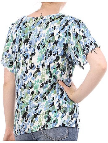 Vero moda easy v-hals t-shirt met print voor dames