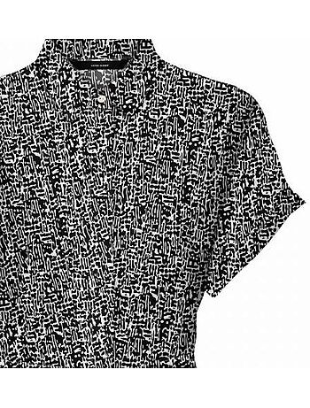 Vero moda easy zwarte overhemdjurk voor dames