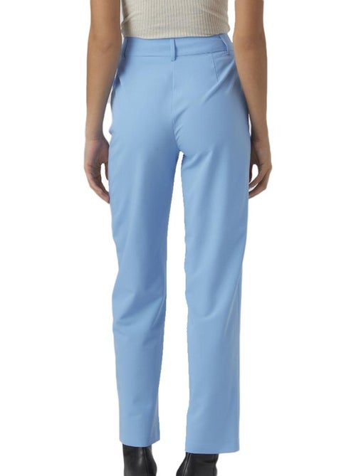 Vero Moda Elda Dames Flared Broek - Blauw - Kiabi Vero Moda Elda Dames Flared Broek - Blauw - Kiabi