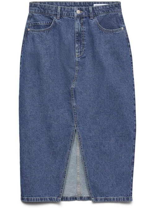 Vero moda elfi donkerblauwe denim rok voor dames - Kiabi Vero moda elfi donkerblauwe denim rok voor dames - Kiabi