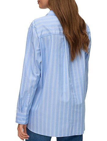 Vero moda elina blauwe damesblouse