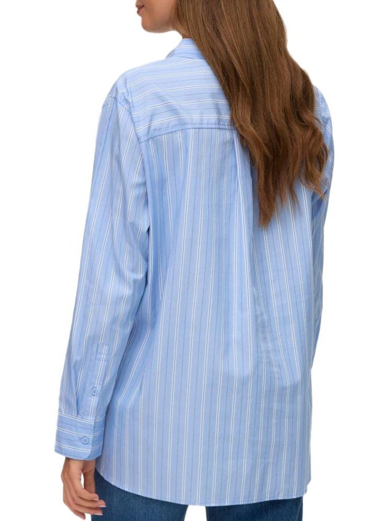 Vero Moda Elina Blauwe Damesblouse Blauw - Kiabi
