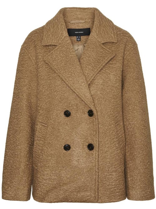 Vero Moda Elite Bella Dames Bruine Jas - Kiabi Vero Moda Elite Bella Dames Bruine Jas - Kiabi