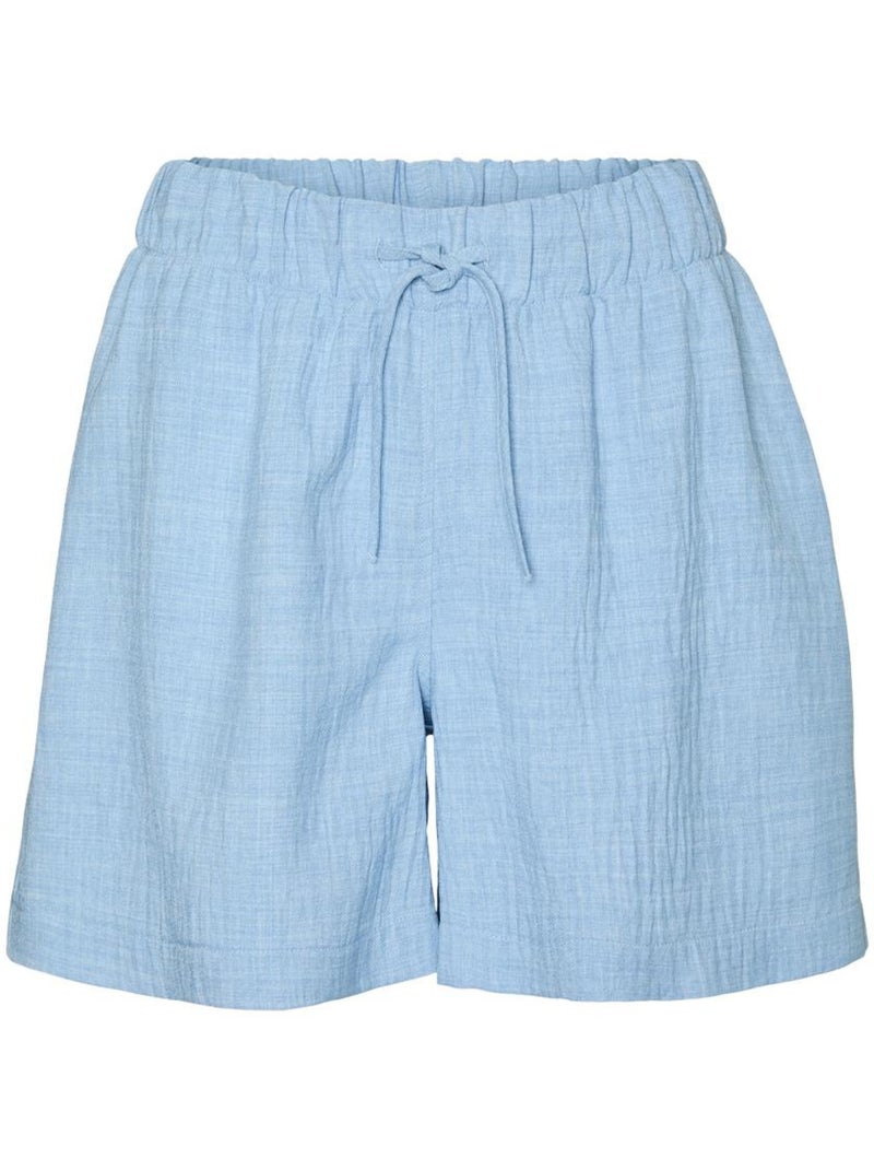 Vero moda elony korte broek voor dames - blauw Blauw - Kiabi