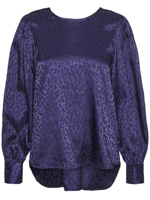 Vero Moda Elotta Damesblouse - Marineblauw - Kiabi Vero Moda Elotta Damesblouse - Marineblauw - Kiabi