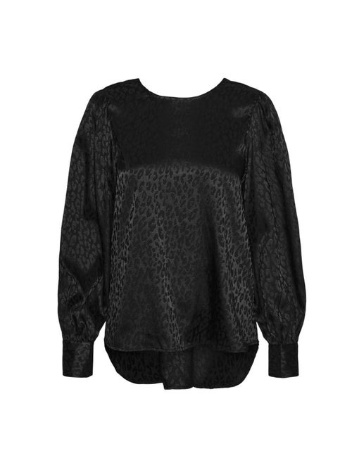 Vero Moda Elotta Zwarte Blouse voor Dames - Kiabi Vero Moda Elotta Zwarte Blouse voor Dames - Kiabi