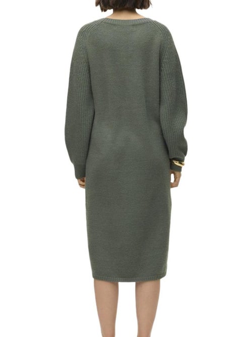 Vero Moda Enya Groene Gebreide Jurk voor Dames - Kiabi Vero Moda Enya Groene Gebreide Jurk voor Dames - Kiabi