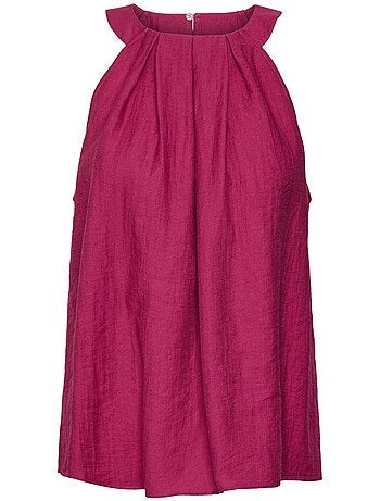 Vero moda evalina fuchsia top voor dames