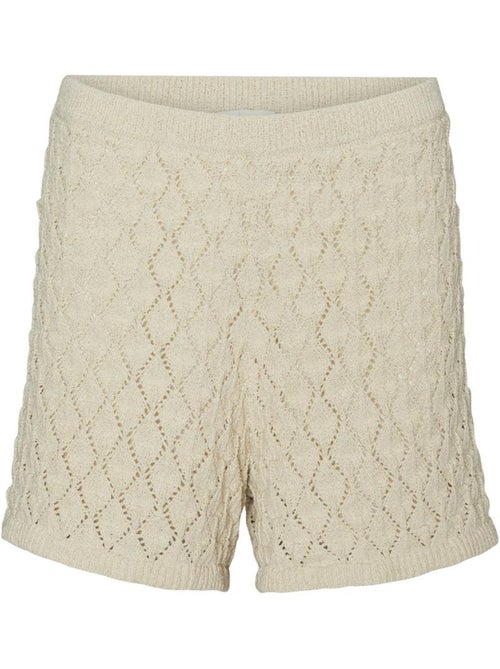 Vero Moda Evelyn Gehaakte Beige Korte Top - Kiabi Vero Moda Evelyn Gehaakte Beige Korte Top - Kiabi