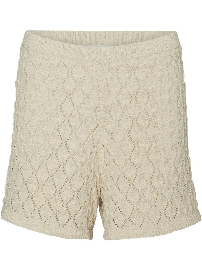 Vero Moda Evelyn Gehaakte Beige Korte Top Beige - Kiabi