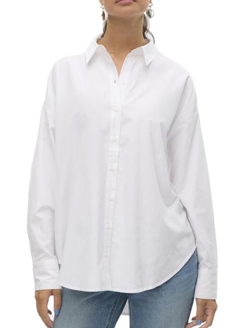 Vero Moda Fanni Witte Damesblouse - Kiabi Vero Moda Fanni Witte Damesblouse - Kiabi