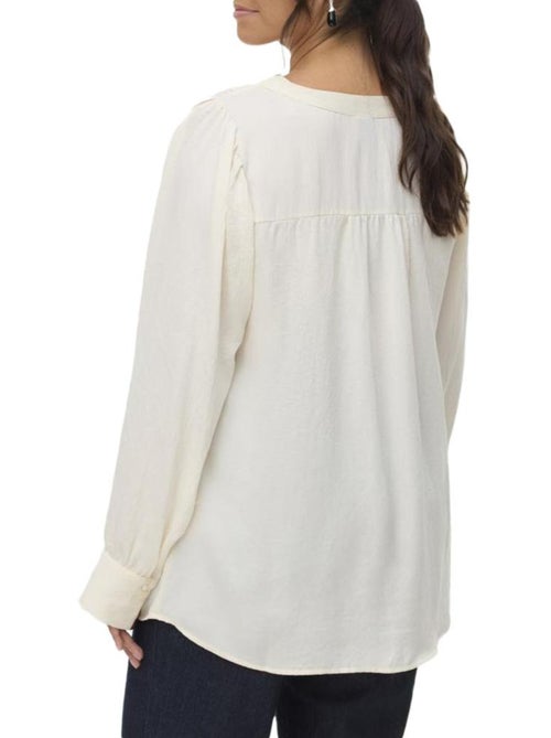 Vero Moda Fasana Beige Damesoverhemd - Stijlvol & Comfortabel - Kiabi Vero Moda Fasana Beige Damesoverhemd - Stijlvol & Comfortabel - Kiabi