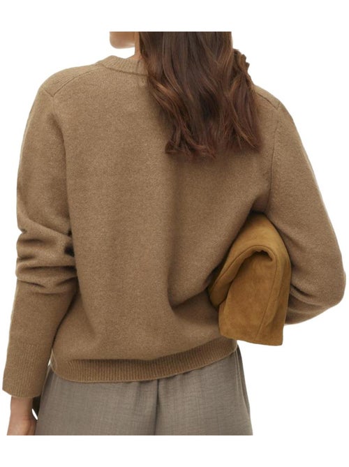 Vero Moda Fiona Bruin Dames Gilet - Kiabi Vero Moda Fiona Bruin Dames Gilet - Kiabi