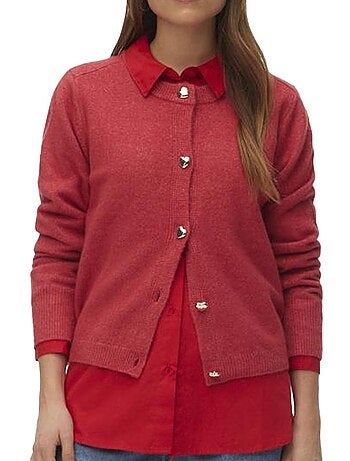 Vero moda fiona roze damesgilet